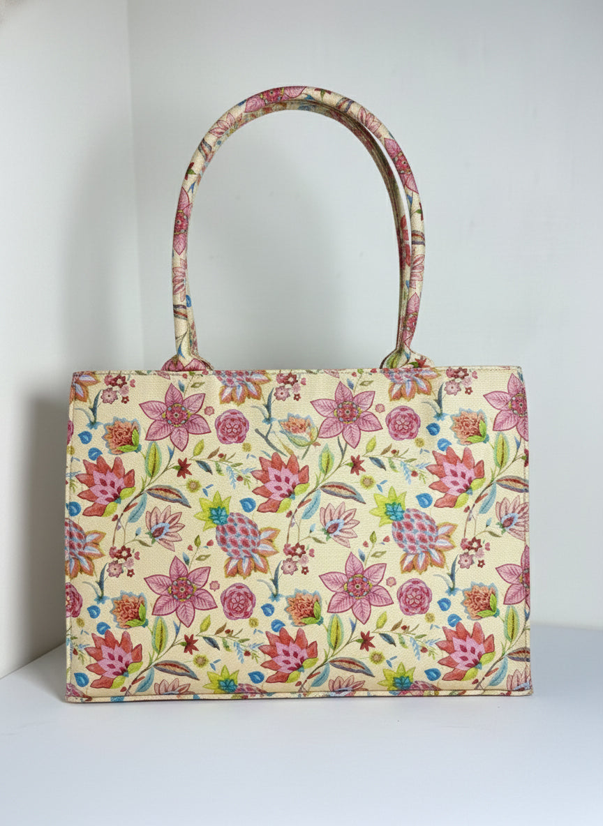 Canvas Tote Bag Petal Haven