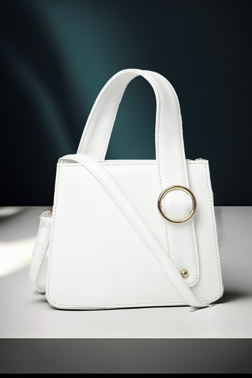 Handbag RingBloom - White