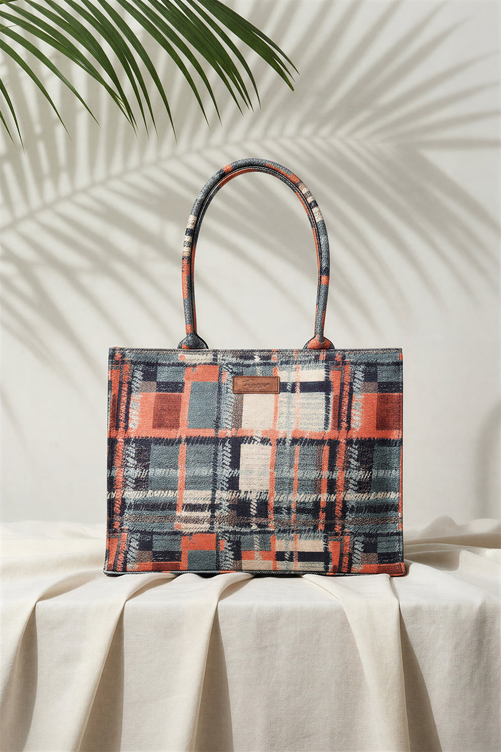 Canvas Tote Check Mate