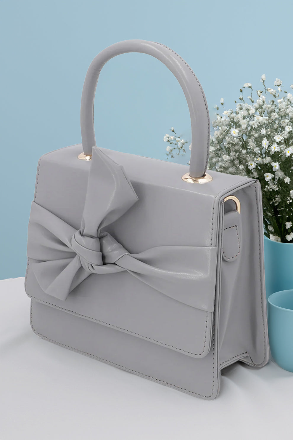 Handbag ElleKnot - Grey