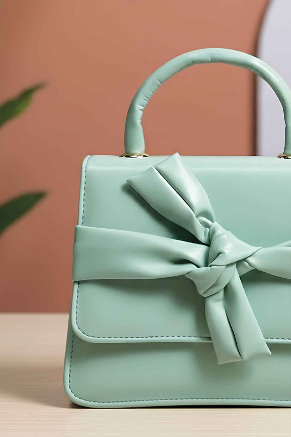 Handbag ElleKnot - Cyan