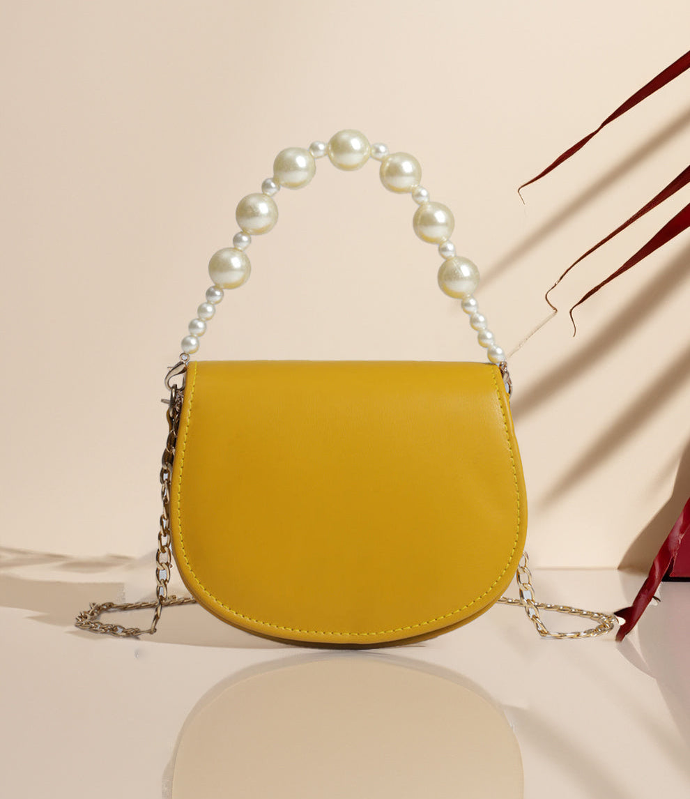 Handbag Midnight Pearl - Mustard
