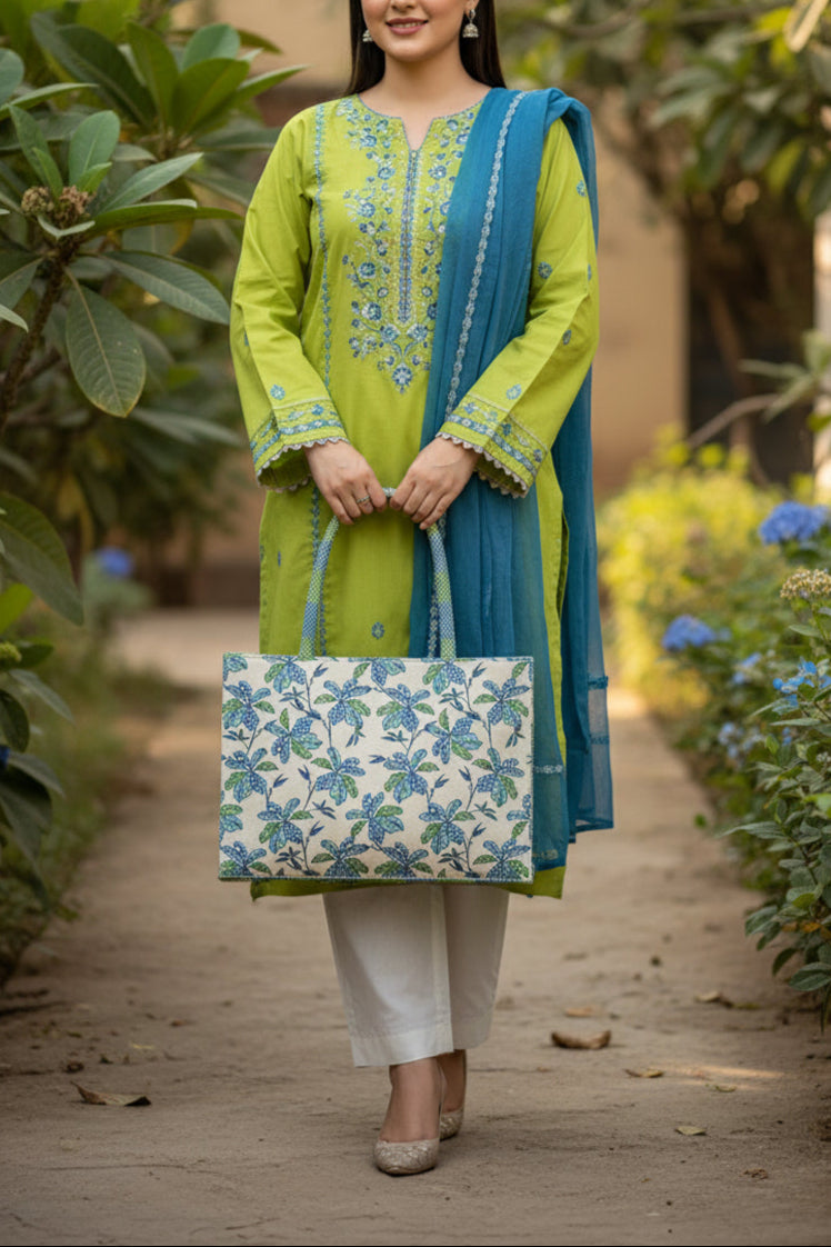 Canvas Tote Urban Leaves