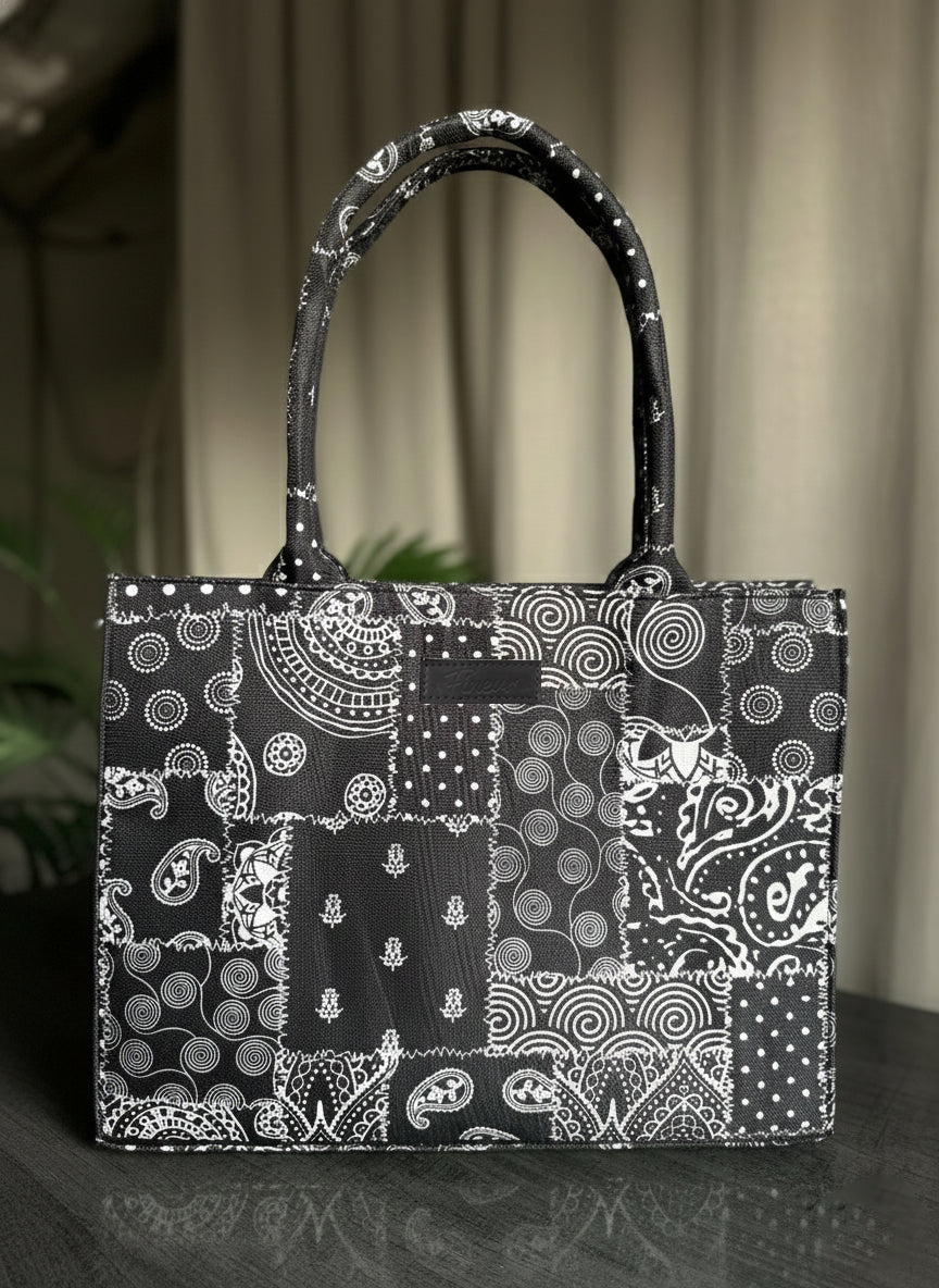 Canvas Tote Black Haven