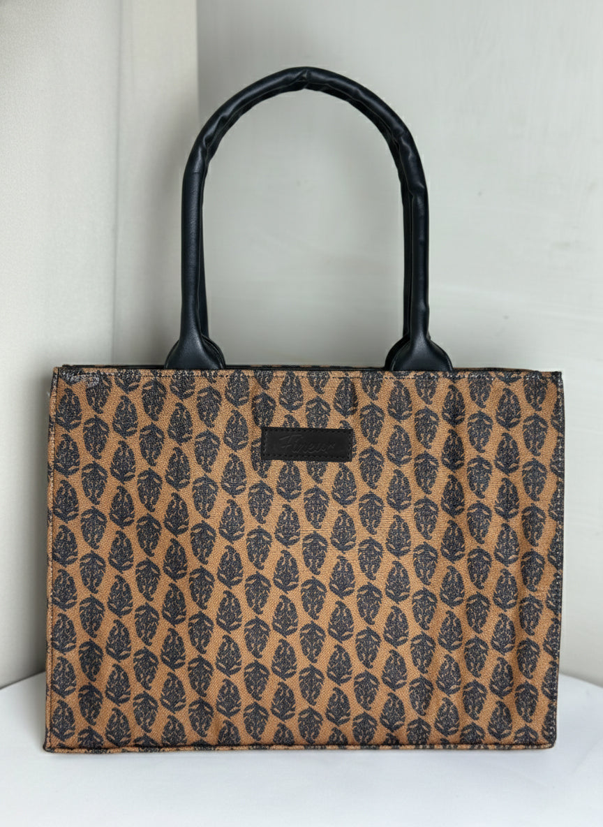 Canvas Tote Premium Handle - Brown