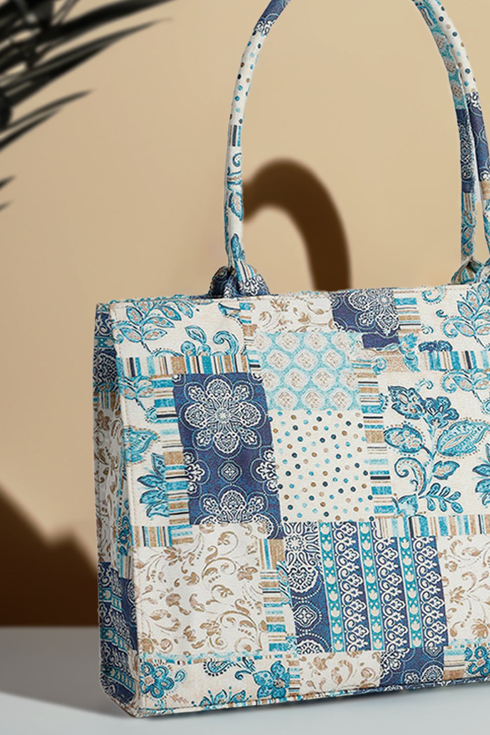 Canvas Tote Blue Blossom