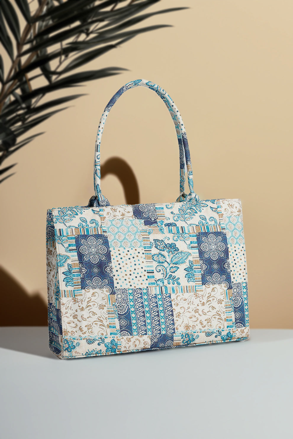 Canvas Tote Blue Blossom