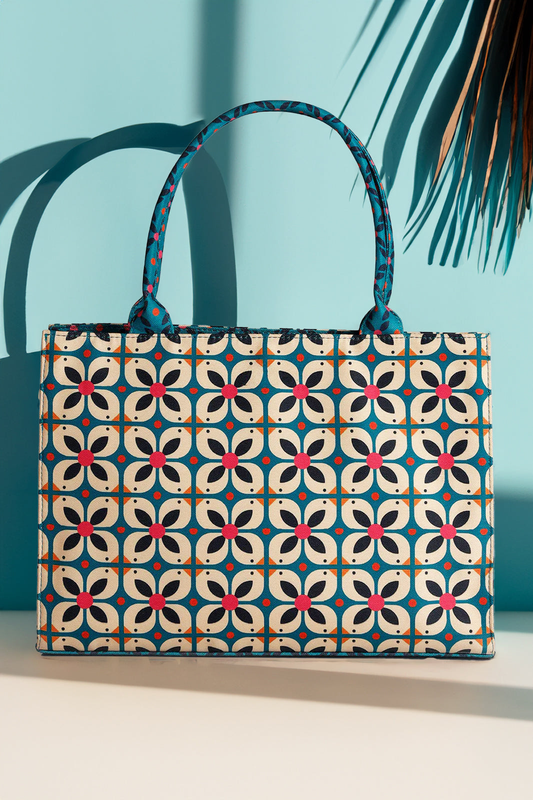 Canvas Tote Bag Petal Rush