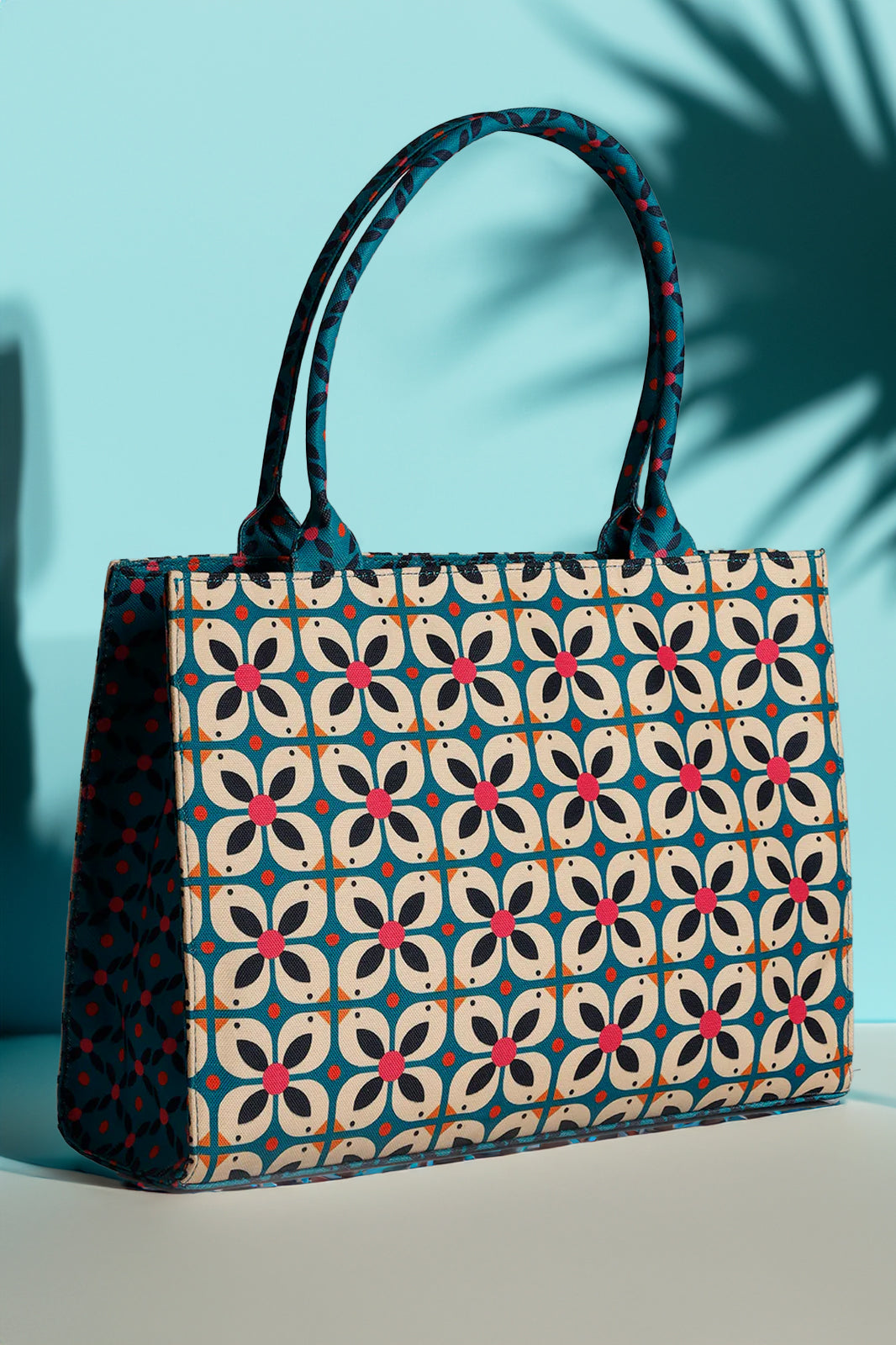 Canvas Tote Bag Petal Rush