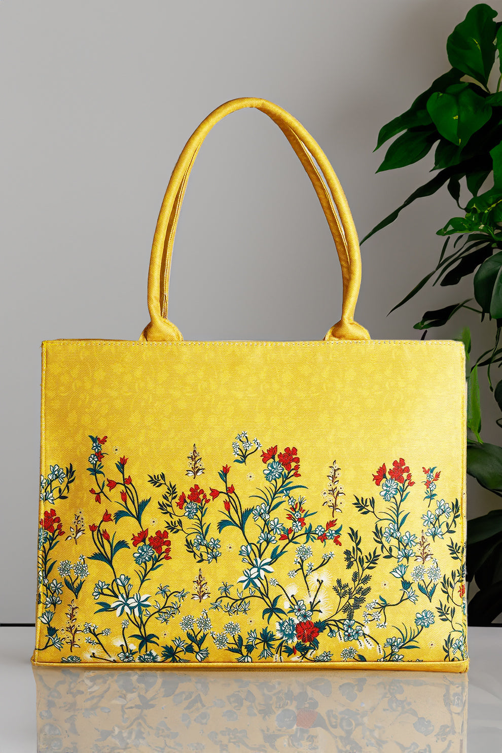 Canvas Tote Bag Sunbeam Floral