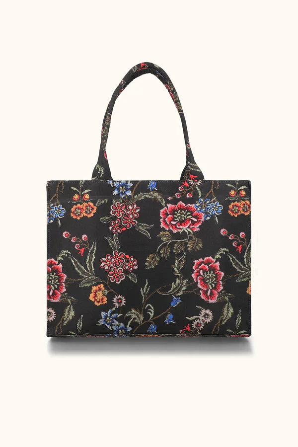 Canvas Tote Black Multi