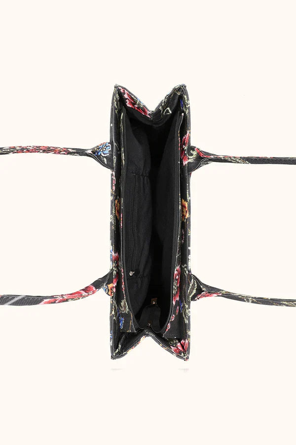 Canvas Tote Black Multi