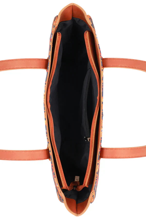 Side Rexine Canvas Tote  Carry