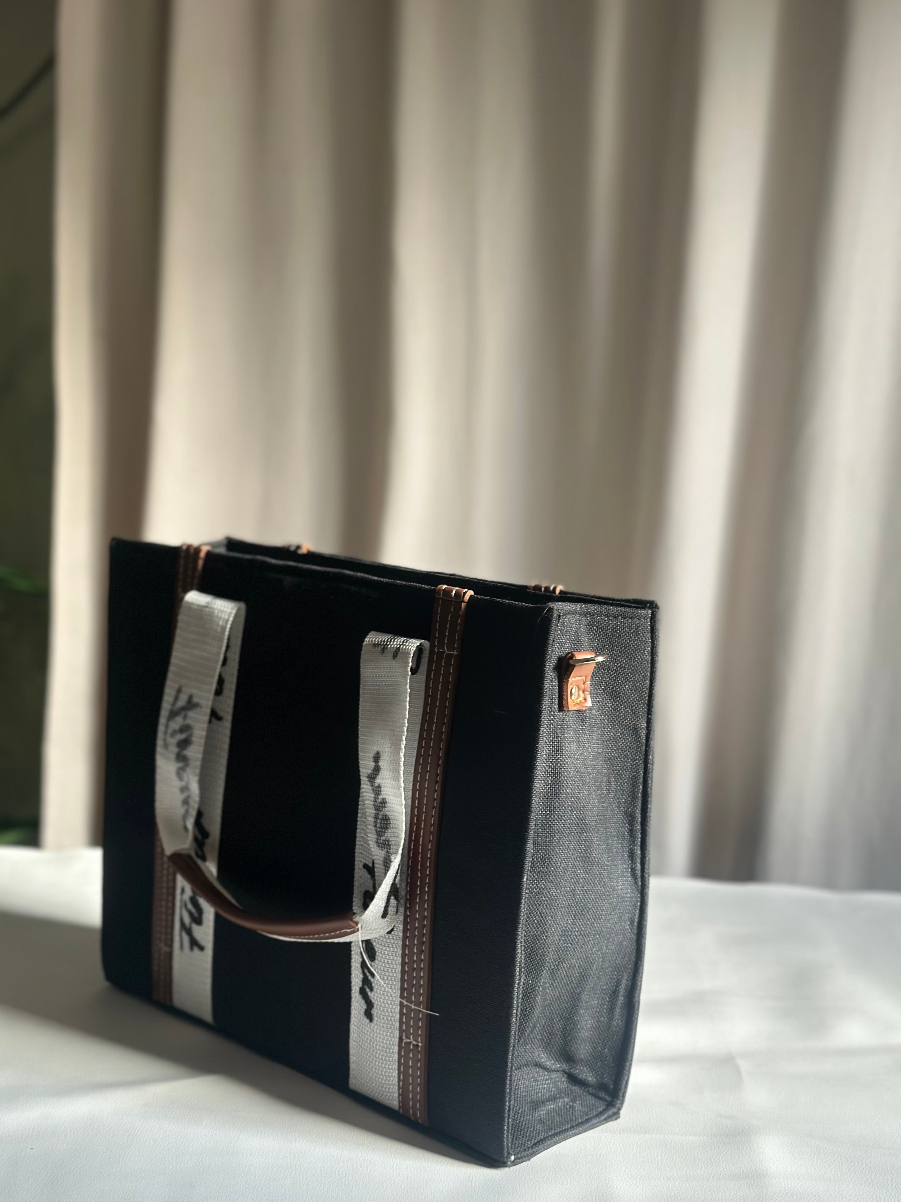 Canvas Modern Muse Tote - Black