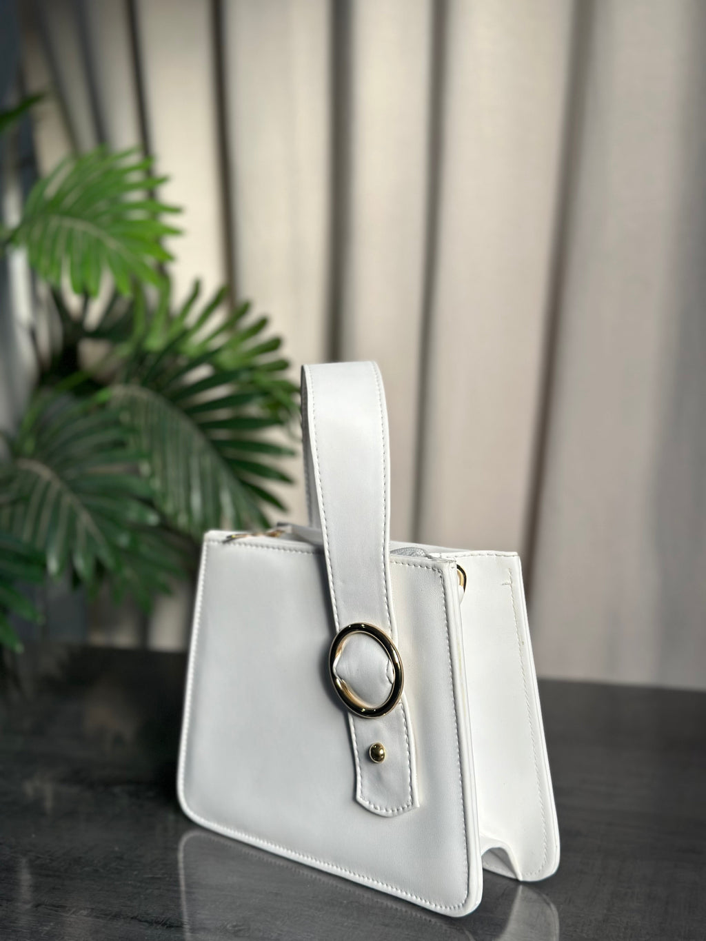 Handbag RingBloom - White